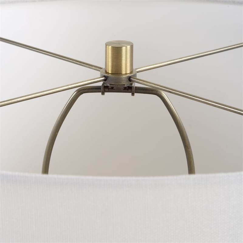 Uttermost Mirah Olive Glass Table Lamp