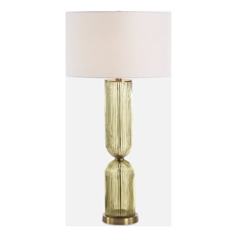 Uttermost Mirah Olive Glass Table Lamp