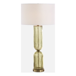 Uttermost Mirah Olive Glass Table Lamp