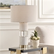 Uttermost Maliyah Linen Table Lamp in Beige