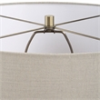 Uttermost Maliyah Linen Table Lamp in Beige