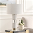 Uttermost Maliyah Linen Table Lamp in Beige