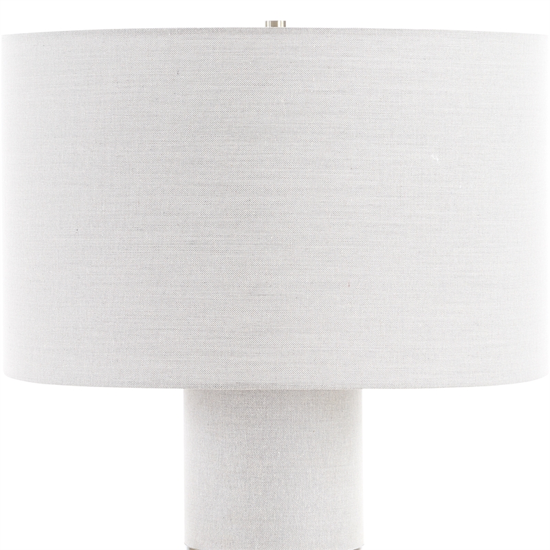 Uttermost Maliyah Linen Table Lamp in Beige