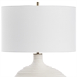 Uttermost Duostacked Ceramic Table Lamp in White