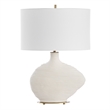 Uttermost Duostacked Ceramic Table Lamp in White