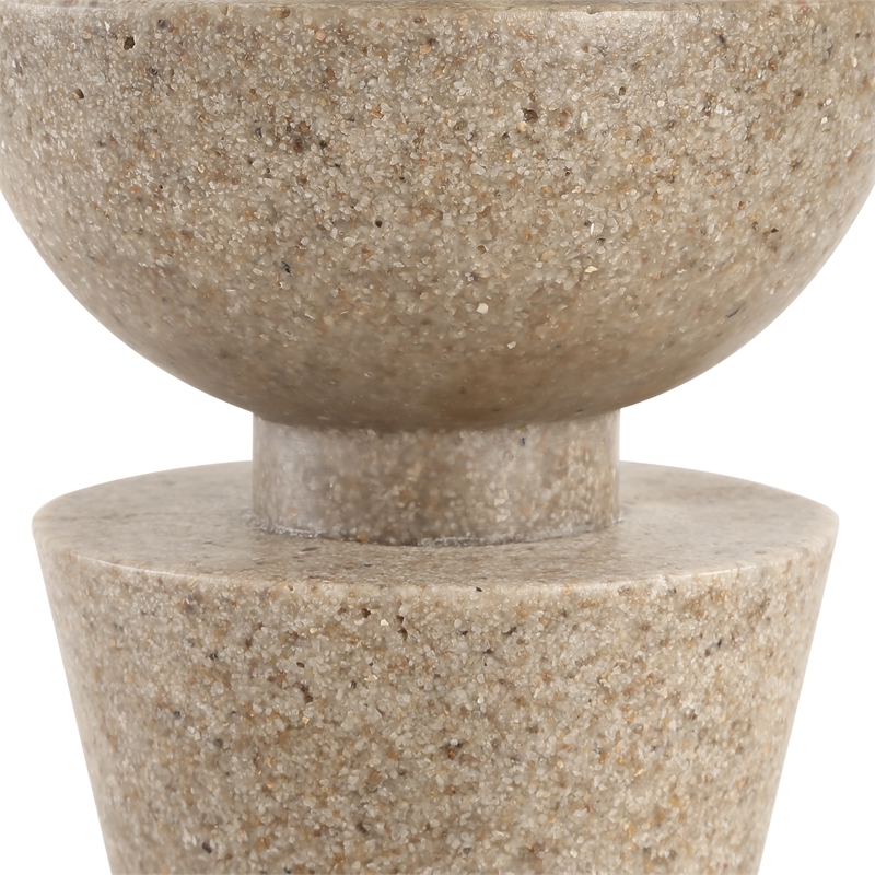 Uttermost Cullum Geometric Table Lamp in Sand