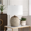 Uttermost Raylan Textured Table Lamp in Brown