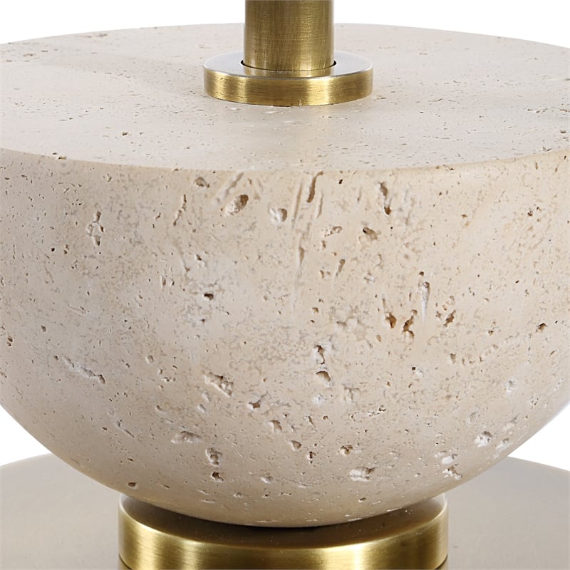Uttermost Hemisphere Brass Buffet Lamp