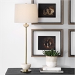 Uttermost Hemisphere Brass Buffet Lamp