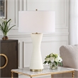 Uttermost Ridgeline Matte White Table Lamp