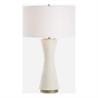 Uttermost Ridgeline Matte White Table Lamp