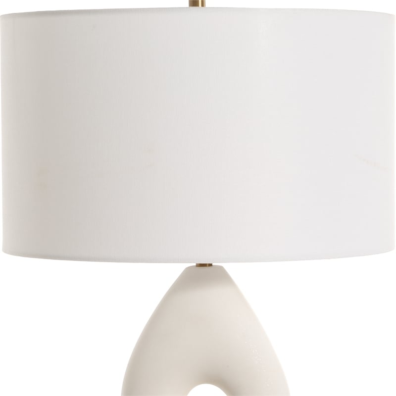 Uttermost Meridian Ivory Stone Table Lamp
