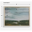 Uttermost The Path Of The Water Framed Print in Multi-Color