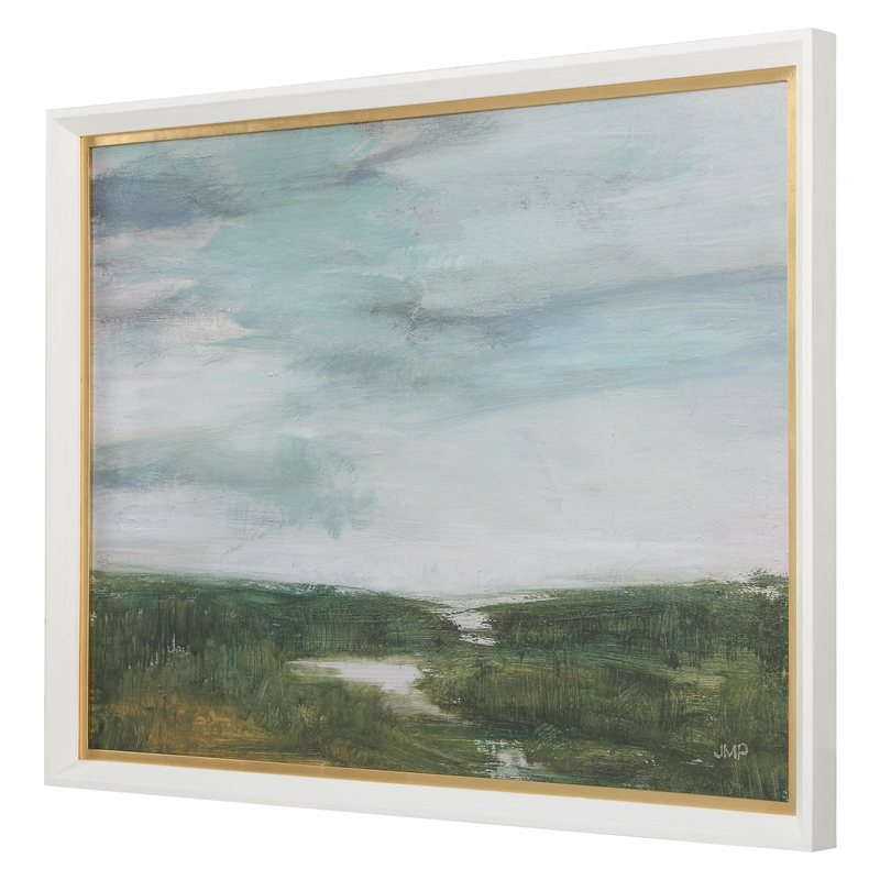 Uttermost The Path Of The Water Framed Print in Multi-Color