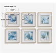 Uttermost Fresh Start Blue Abstract Prints Set of 6