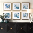 Uttermost Fresh Start Blue Abstract Prints Set of 6