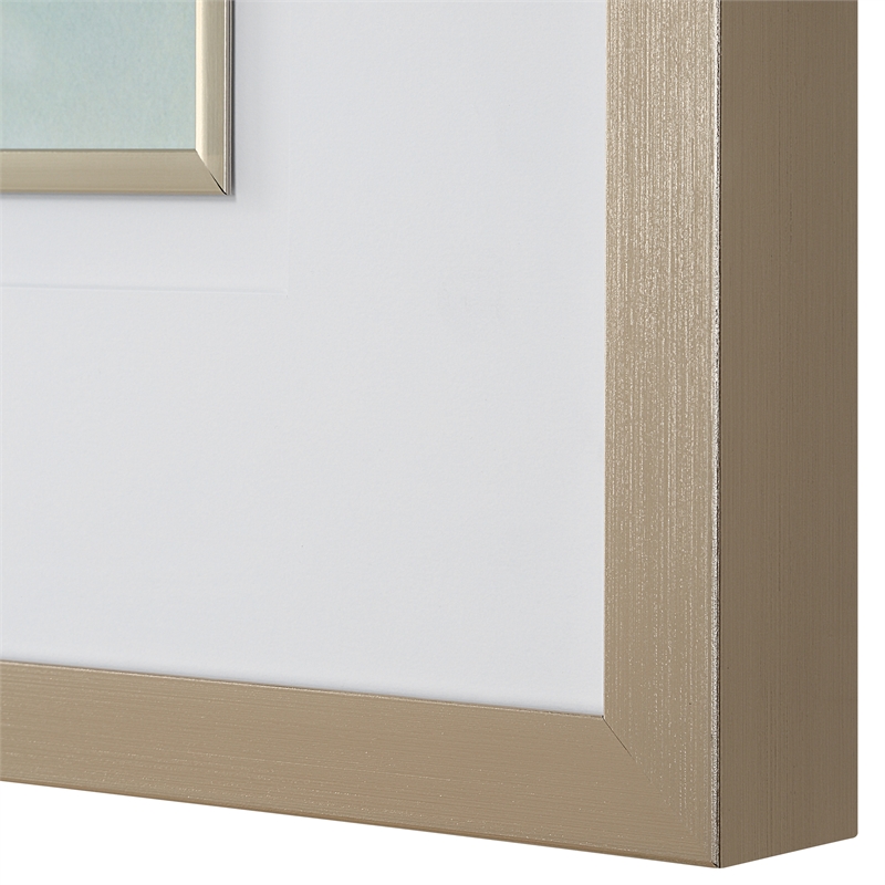 Uttermost Soft Sage Abstract Landscape Prints Set of 2