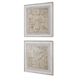 Uttermost Unpredictable Hand Painted Canvases in Multi-Color (Set of 2)