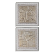 Uttermost Unpredictable Hand Painted Canvases in Multi-Color (Set of 2)