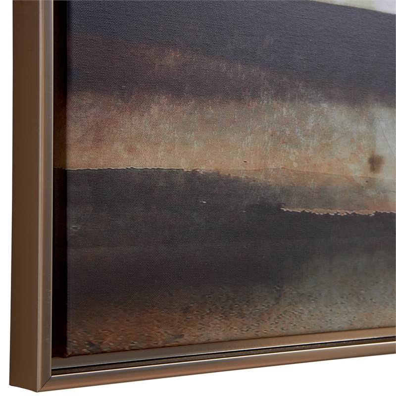 Uttermost Splash Of Land Framed Canvas in Multi-Color