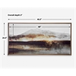 Uttermost Splash Of Land Framed Canvas in Multi-Color