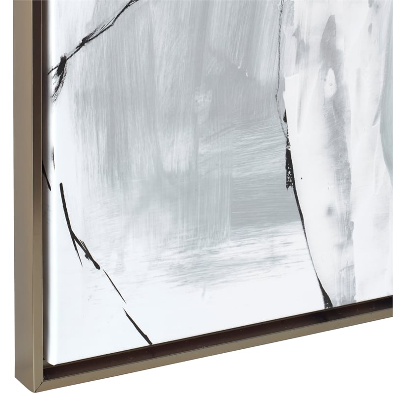 Uttermost Looping Eternity Framed Abstract Art in Multi-Color
