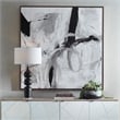 Uttermost Looping Eternity Framed Abstract Art in Multi-Color