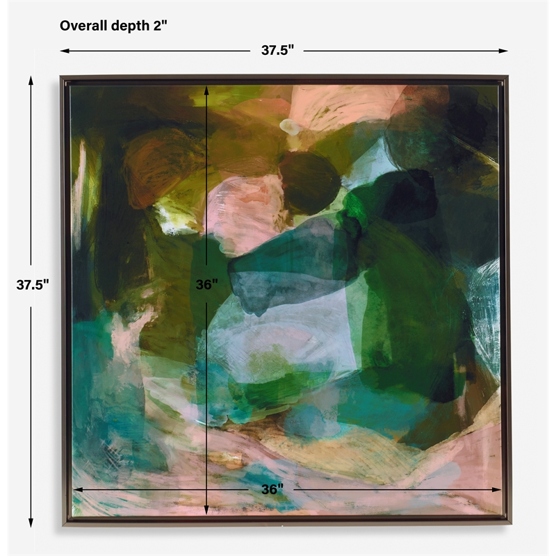 Uttermost Forever Ever Framed Abstract Art in Multi-Color