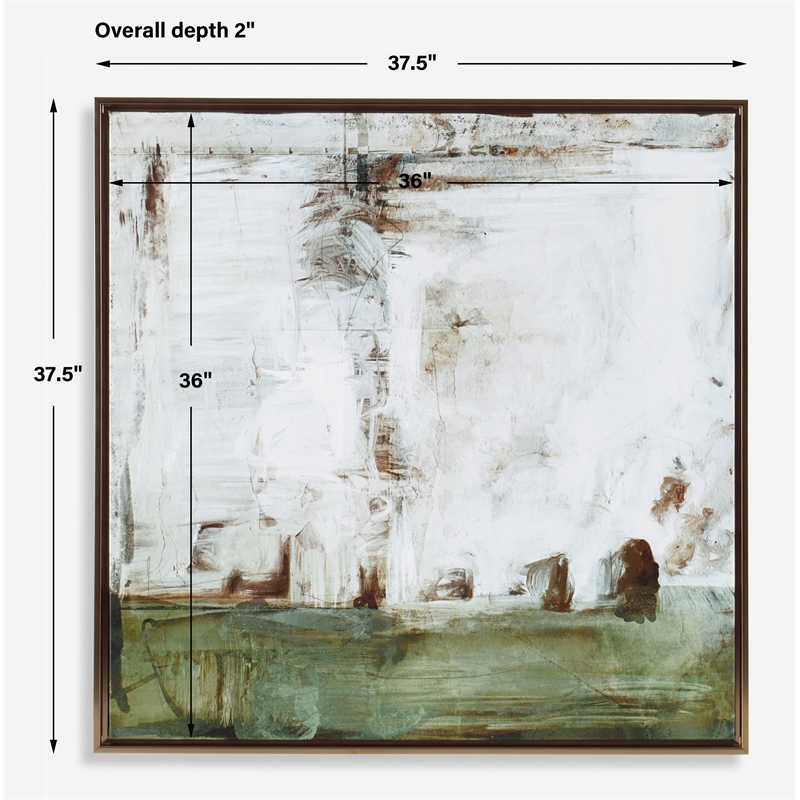 Uttermost The Boardwalk Framed Abstract Art in Multi-Color