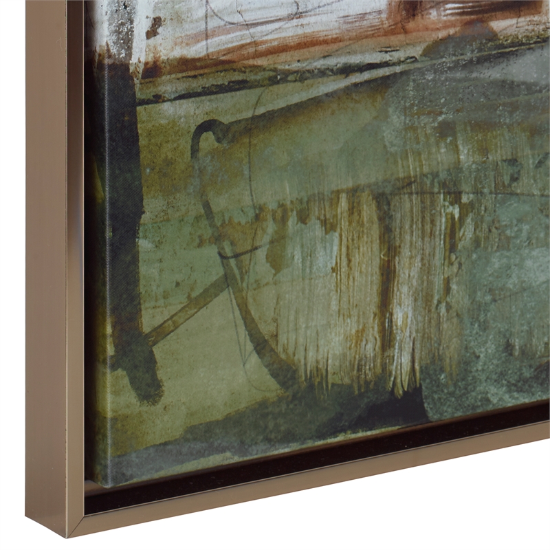 Uttermost The Boardwalk Framed Abstract Art in Multi-Color