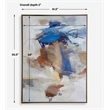 Uttermost Subtle Nuances Framed Abstract Art in Multi-Color