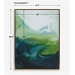Uttermost Serene Green Framed Abstract Art