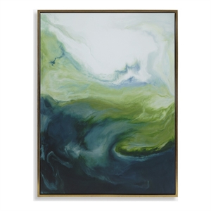 Uttermost Serene Green Framed Abstract Art