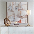 Uttermost Neutral Nirvana Abstract Canvas Art in Multi-Color