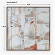 Uttermost Neutral Nirvana Abstract Canvas Art in Multi-Color