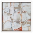 Uttermost Neutral Nirvana Abstract Canvas Art in Multi-Color