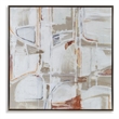 Uttermost Neutral Nirvana Abstract Canvas Art in Multi-Color