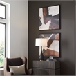 Uttermost Tactile Inspiration Framed Abstract Art in Multi-Color (Set of 2)