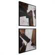 Uttermost Tactile Inspiration Framed Abstract Art in Multi-Color (Set of 2)