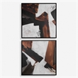 Uttermost Tactile Inspiration Framed Abstract Art in Multi-Color (Set of 2)