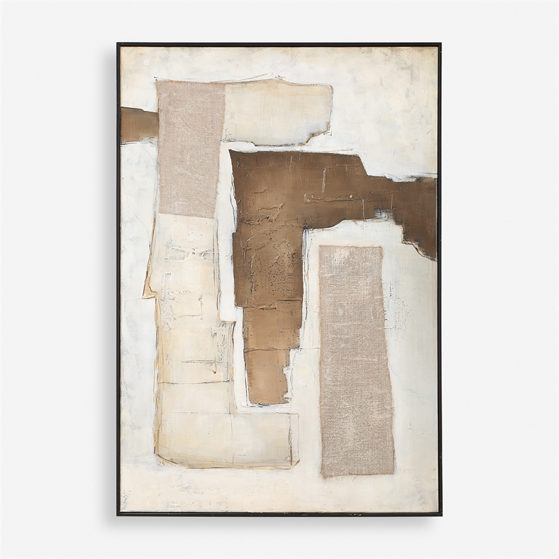 Uttermost Interference Hand Painted Canvas in Multi-Color