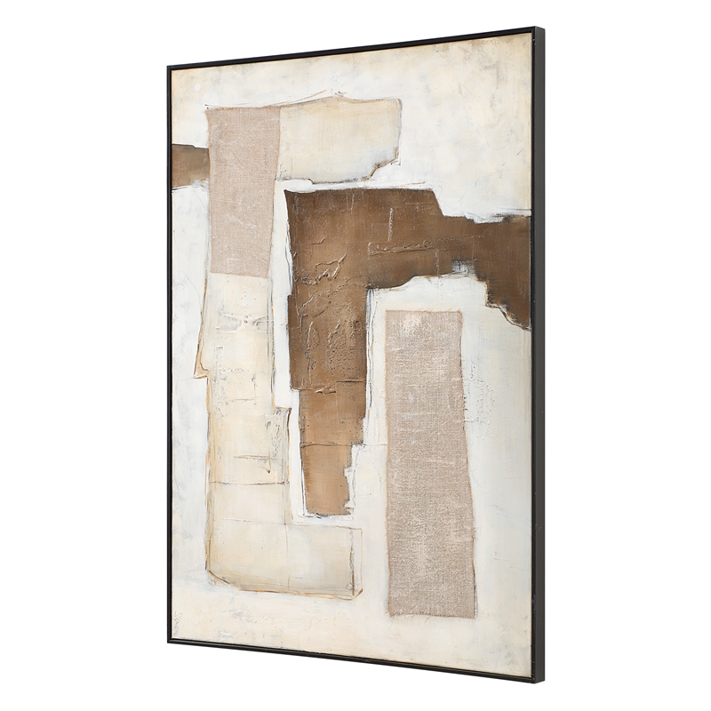 Uttermost Interference Hand Painted Canvas in Multi-Color