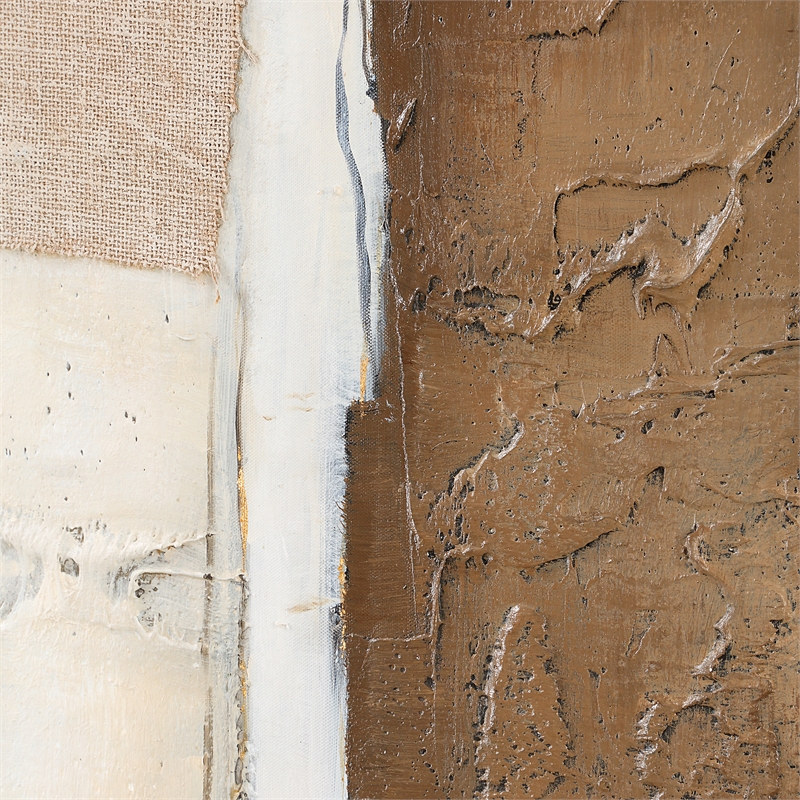 Uttermost Interference Hand Painted Canvas in Multi-Color