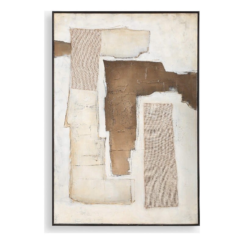 Uttermost Interference Hand Painted Canvas in Multi-Color