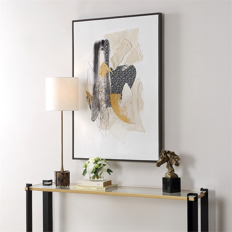 Uttermost Scatter Abstract Hand Painted Canvas Art in Multi-Color