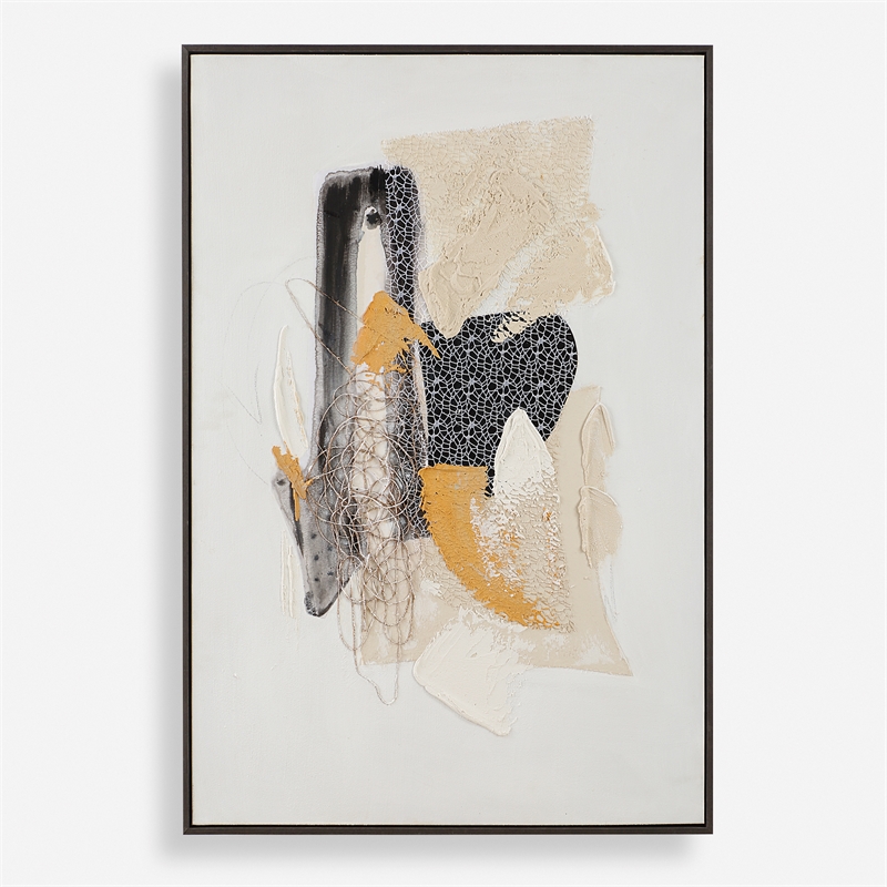 Uttermost Scatter Abstract Hand Painted Canvas Art in Multi-Color