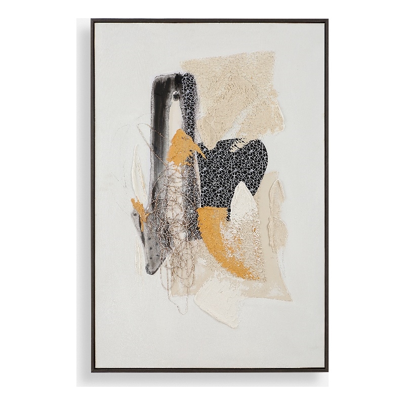 Uttermost Scatter Abstract Hand Painted Canvas Art in Multi-Color