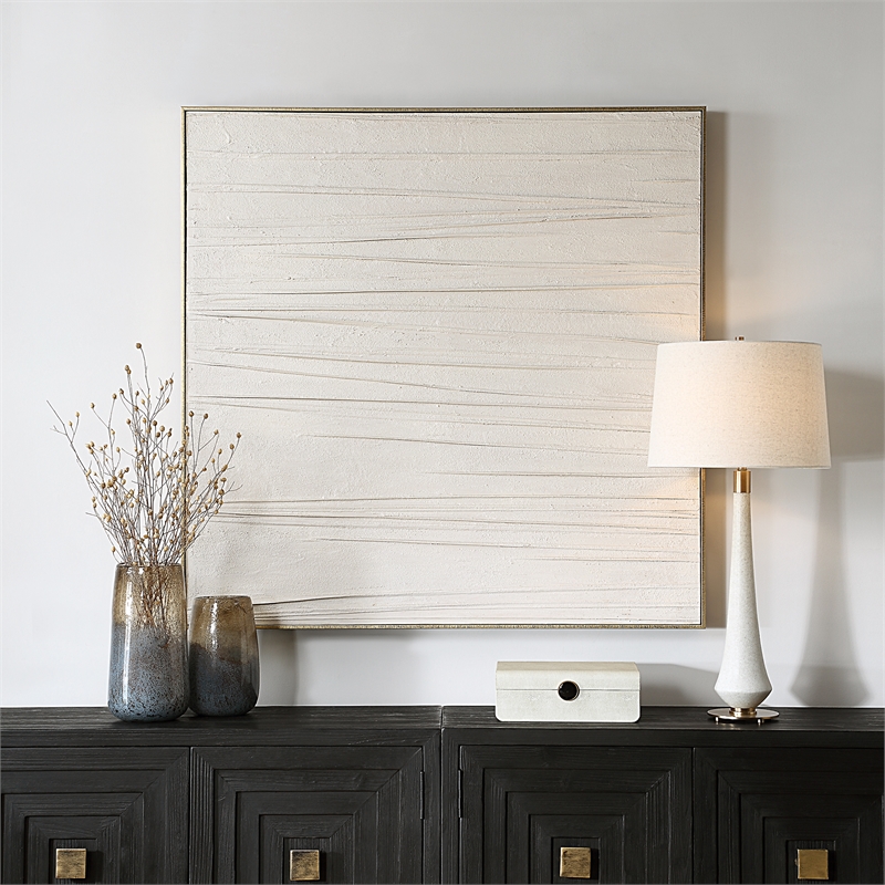 Uttermost Walking The Line Minimalist Canvas Art in Multi-Color