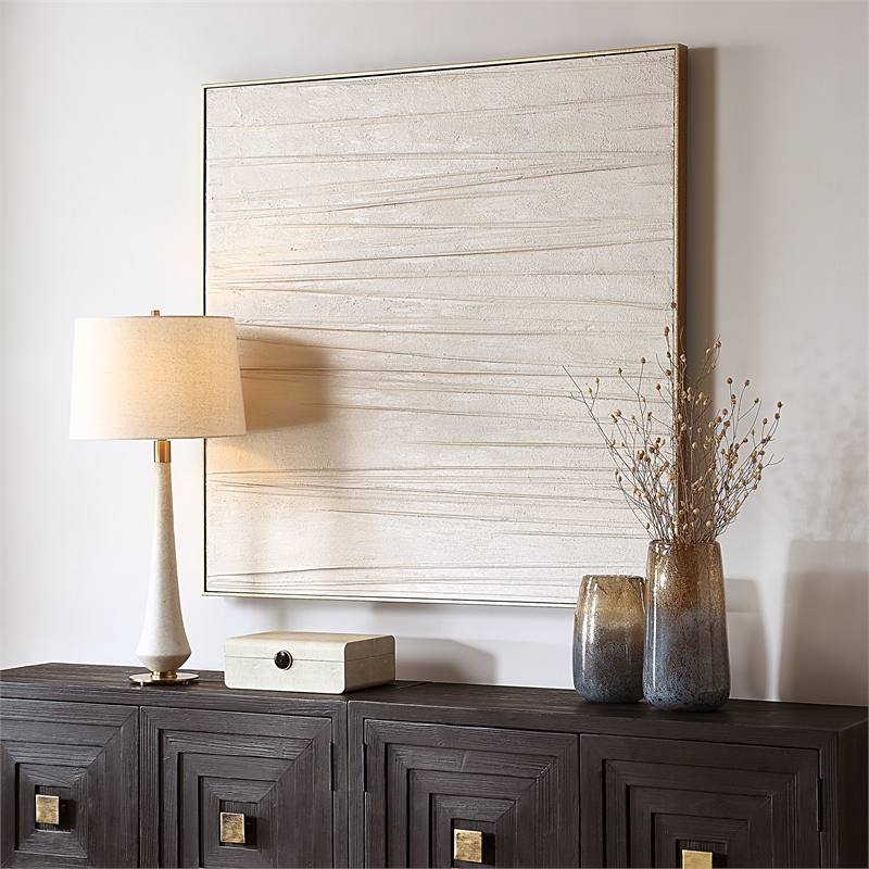 Uttermost Walking The Line Minimalist Canvas Art in Multi-Color