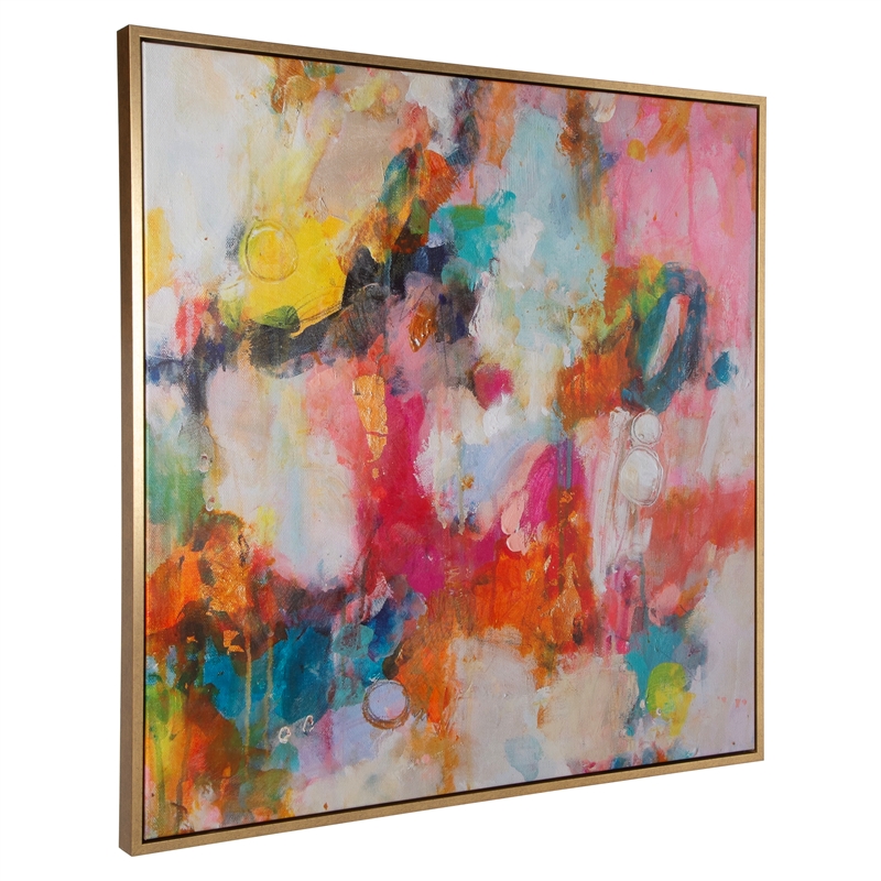 Uttermost A Colorful Mindset Framed Abstract Art in Multi-Color